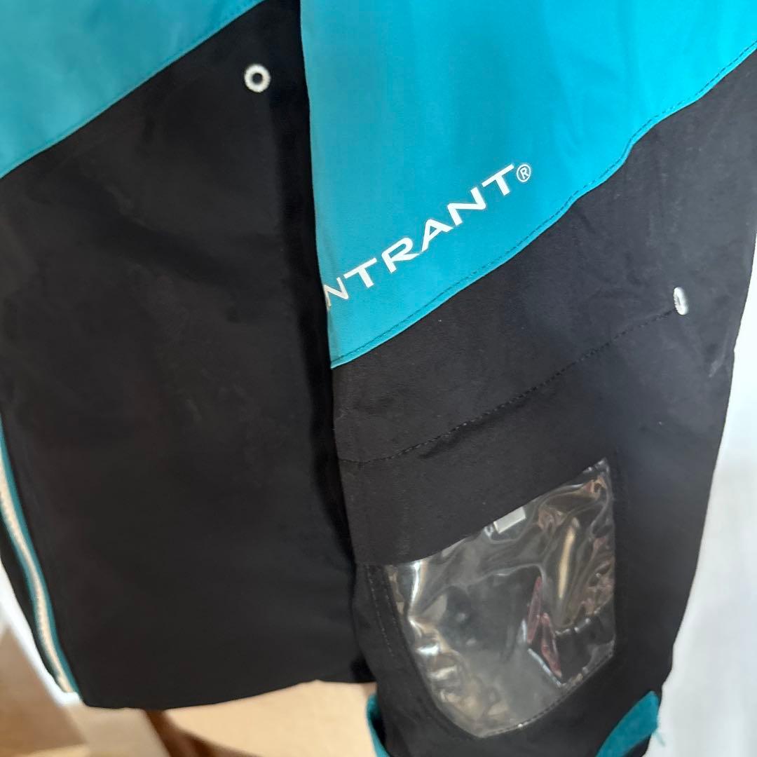 （専用）DESCENTE スキーウェア(子ども用) フード付き 青　調整可能