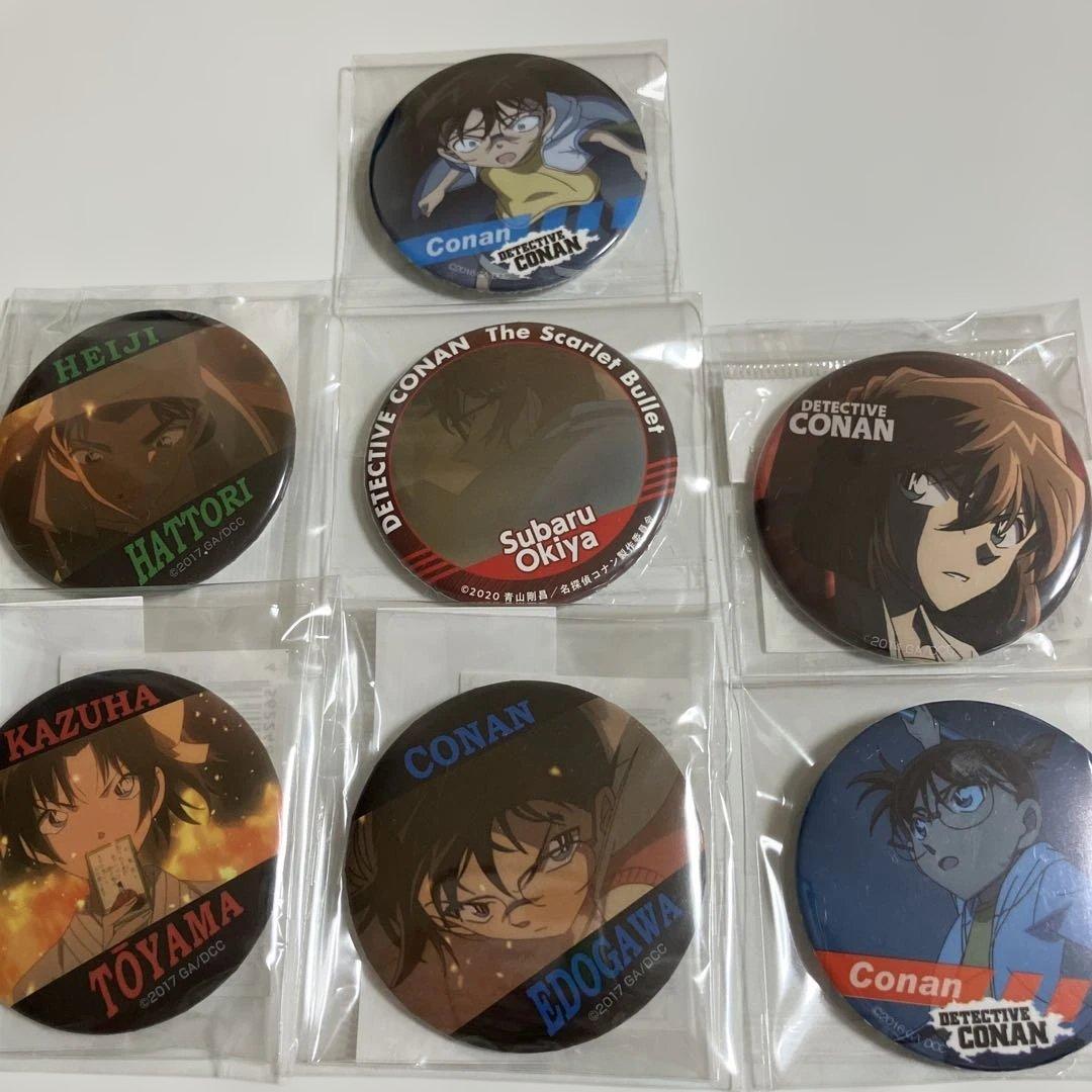 まとめ売り　名探偵コナン 缶バッジ　缶バッチ　アクリルキーホルダーセット　B