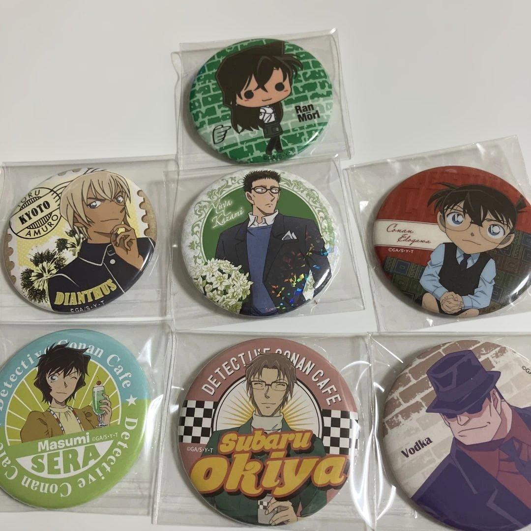 まとめ売り　名探偵コナン 缶バッジ　缶バッチ　アクリルキーホルダーセット　B