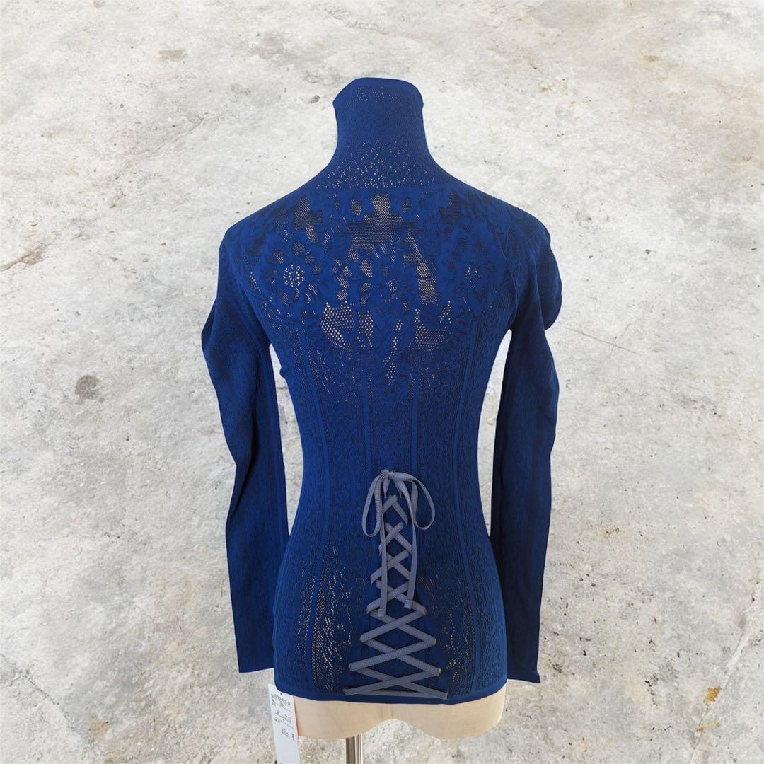 ノーソーイングニット　ハイネック