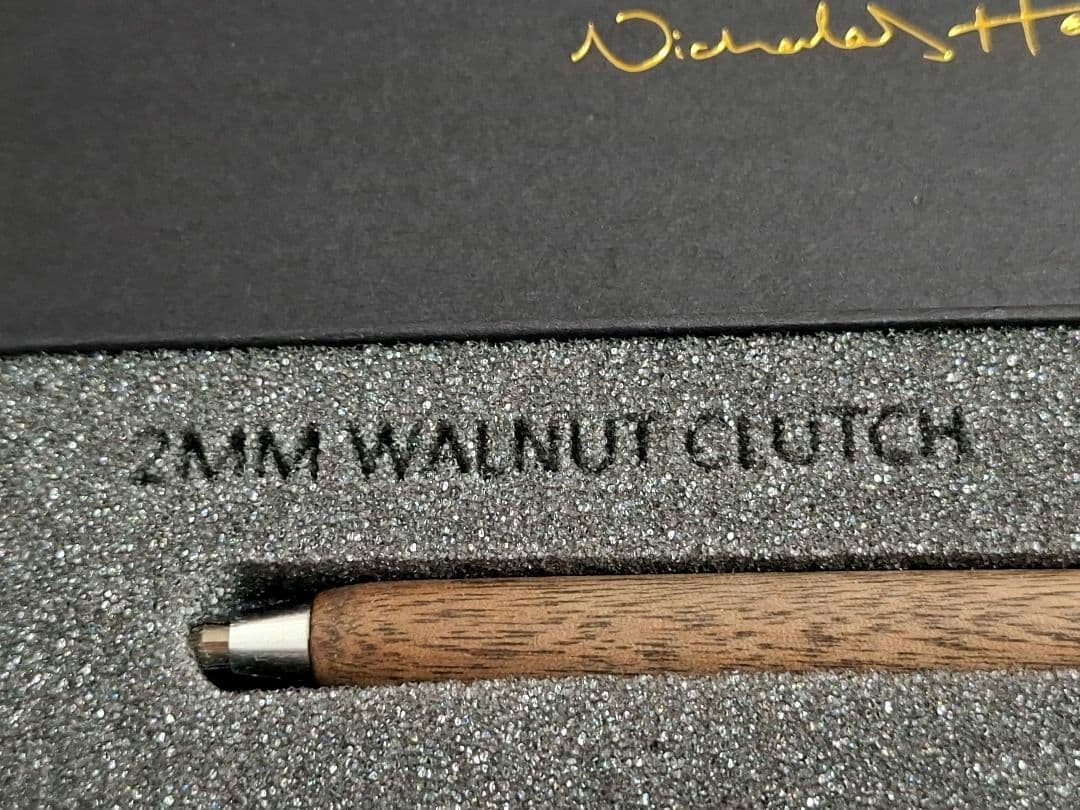 ほぼ未使用　ニコラス・ヘミングウェイ 芯ホルダー　２㎜　ウォルナット