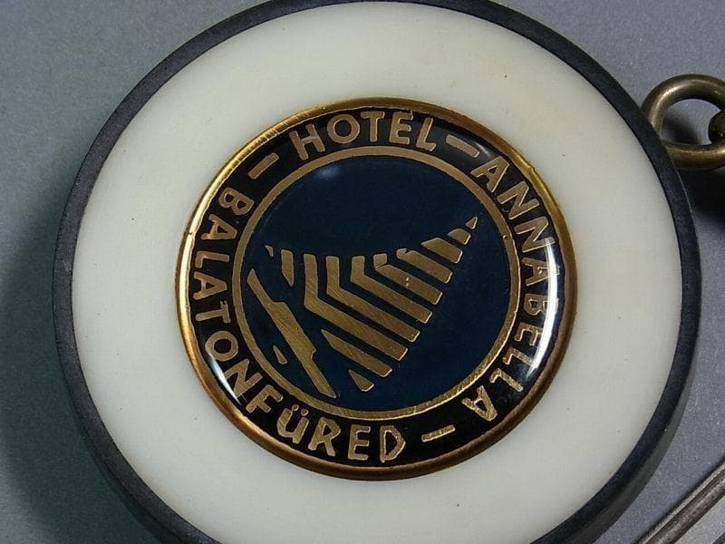 《東欧リゾート》ハンガリー ヴィンテージ バラトンフレド ホテルタグ＆キー