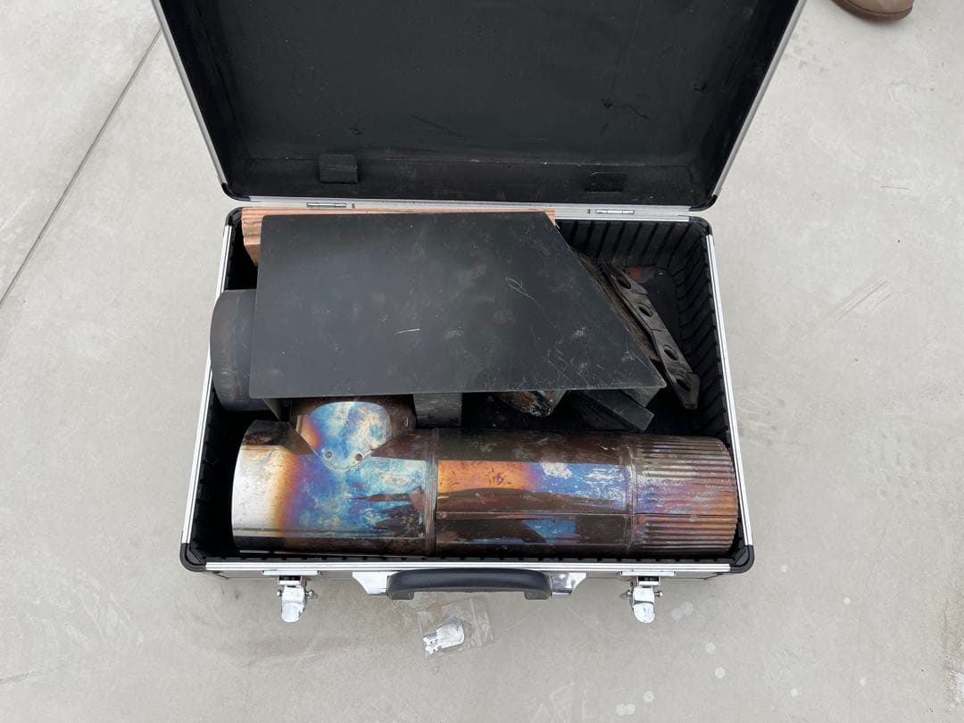 ロケットストーブ（ポータブル・アタッシュケース）※防災にも※