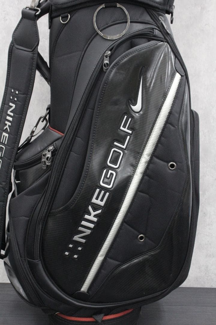▲NIKE GOLF ナイキ ゴルフ キャディバッグ エナメル ブラック