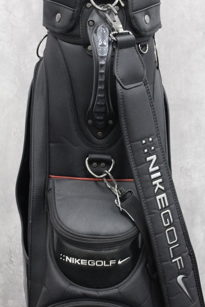▲NIKE GOLF ナイキ ゴルフ キャディバッグ エナメル ブラック