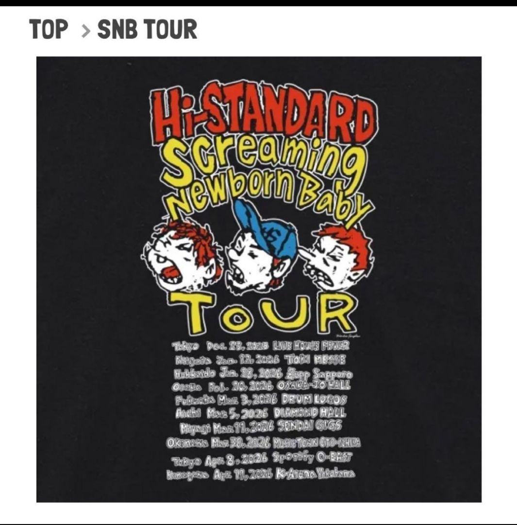 ミュージシャン Hi-STANDARD Screaming Newborn Baby Tour