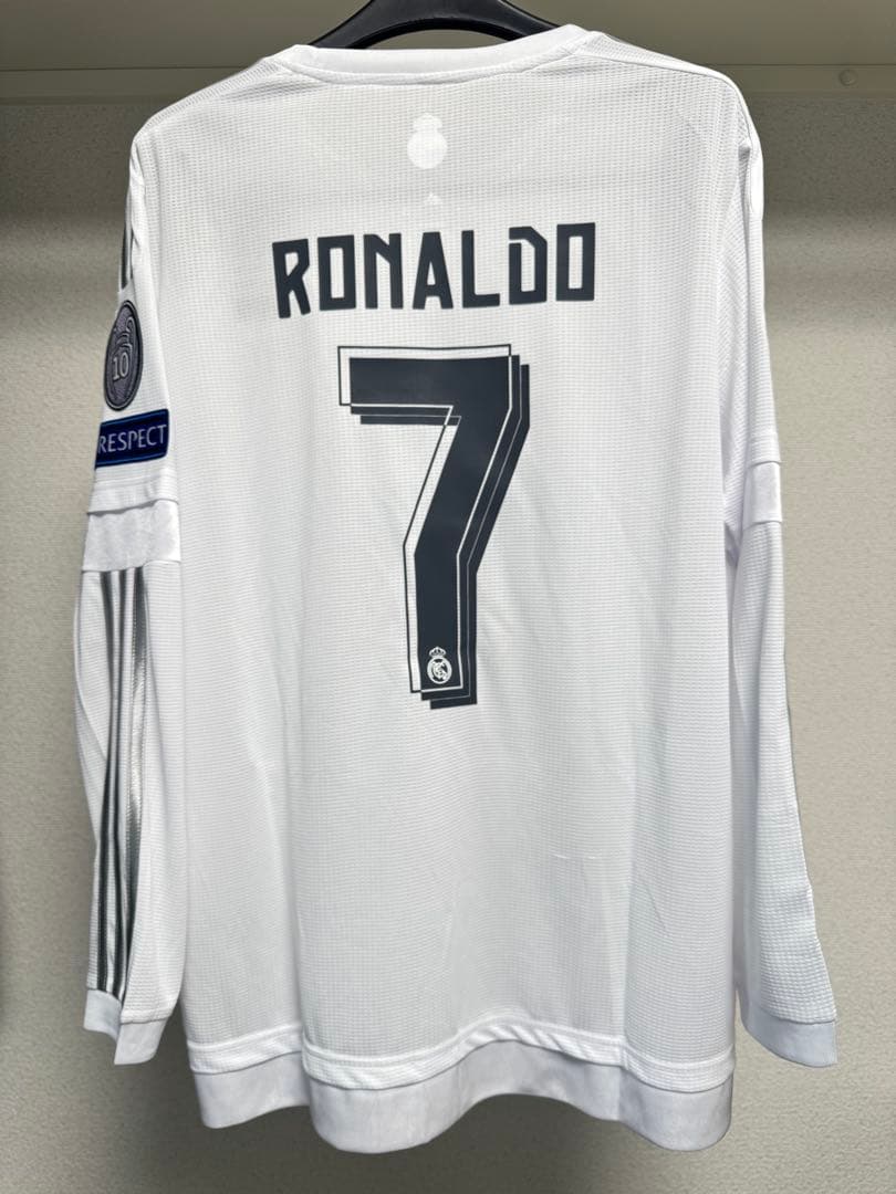 Real Madrid Ronaldo 2016 ホワイトシャツ