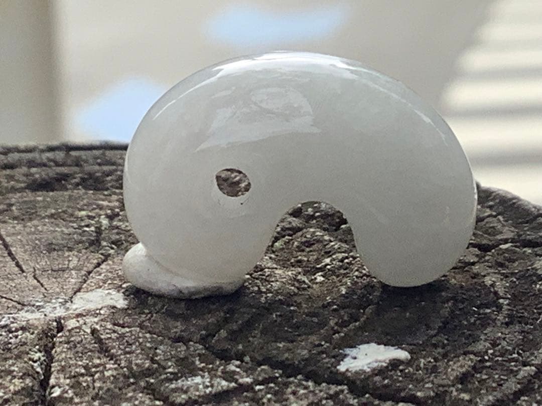 ✳極上‼️ お守りに　糸魚川翡翠勾玉アイスジェイド高額材料使用　鑑別書取得の極上品