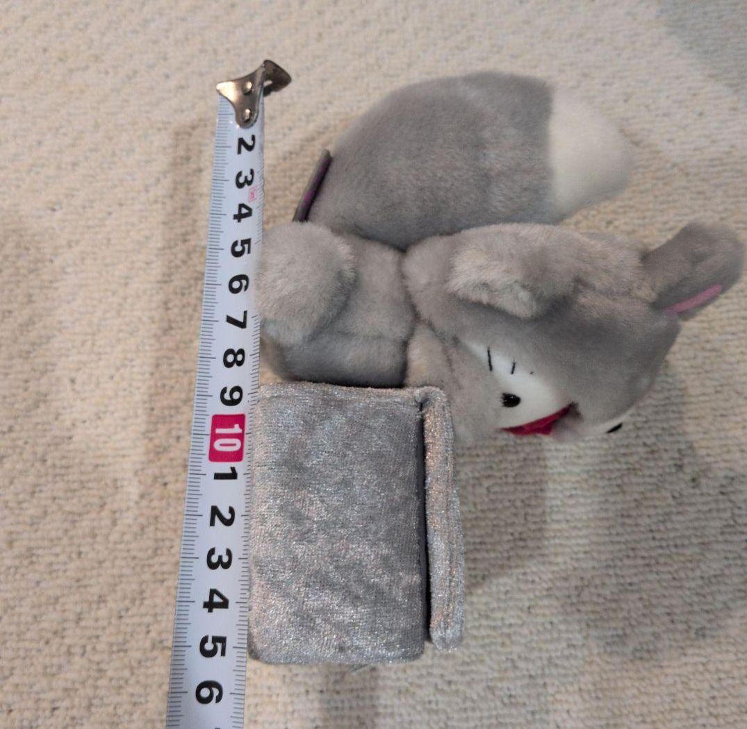 北海道限定　ハローキティ　ギンギツネ　ぬいぐるみ2004年　ぬいぐるみ小物入れ