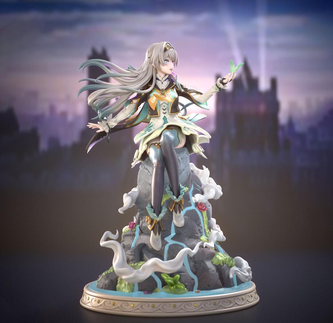 1/8 未塗装未組立 フィギュア ガレージキット【崩壊スターレイル　ホタル】