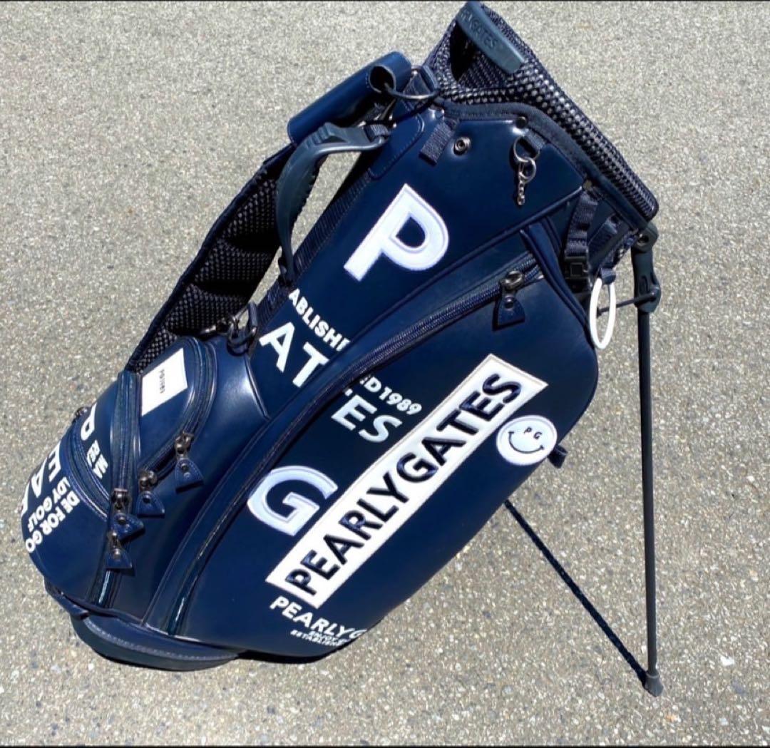 【極美品】正規品 PEARLY GATES ネイビー スタンド キャディバッグ