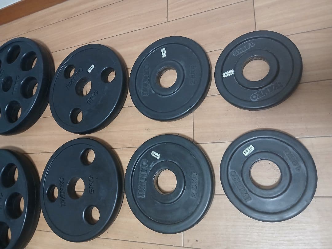 IVANKO (イヴァンコ)オリンピックプレートセット計107.5kg