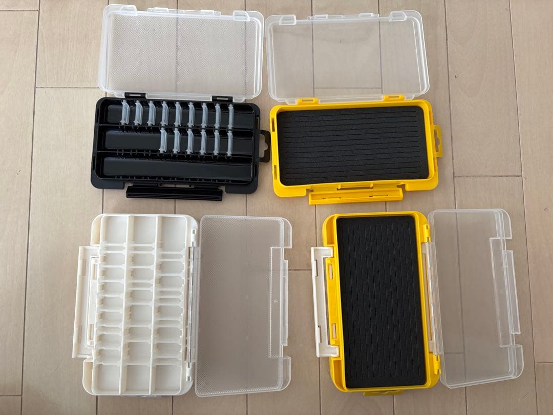 未使用 ライトゲームセット ジグヘッド ワーム リーダー アジング メバリング