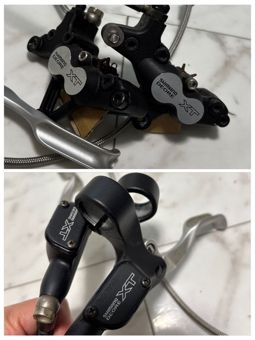 Shimano XT 油圧ディスクブレーキセット　希少　美品