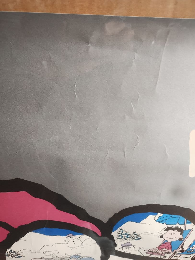 ANA 非売品 特大 ポスター スヌーピー 温泉 スキー 激レア 北海道 旅行