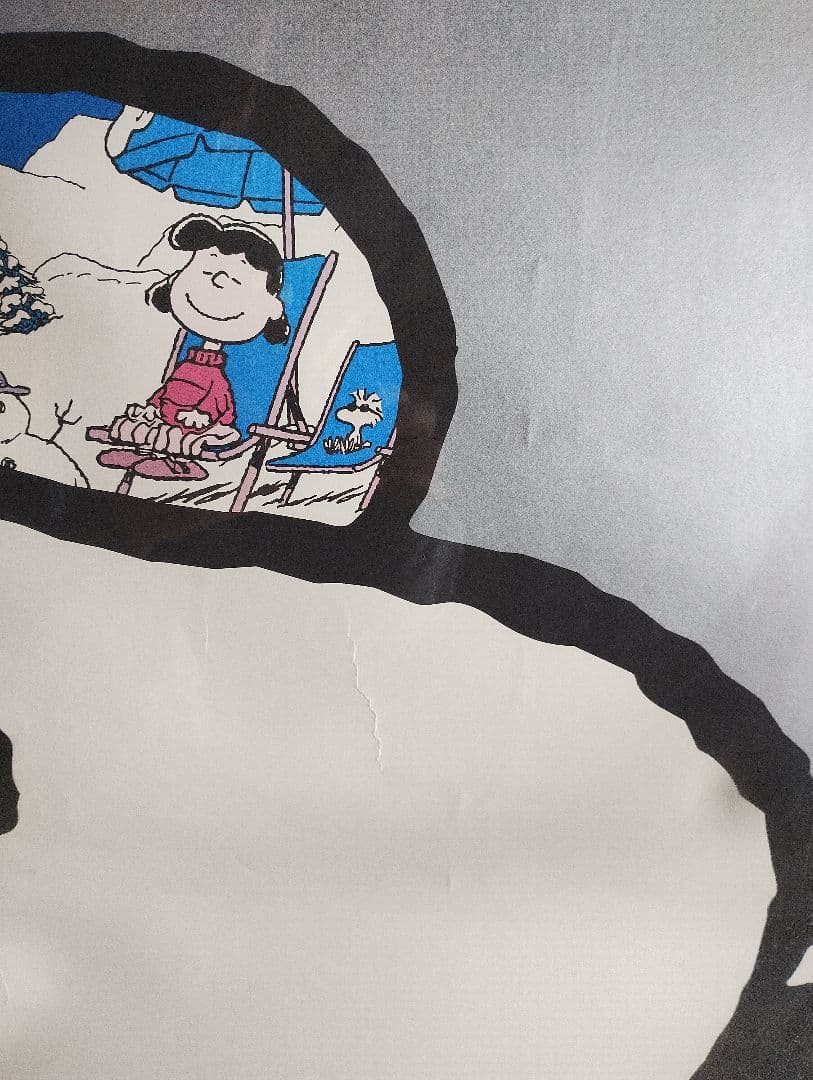 ANA 非売品 特大 ポスター スヌーピー 温泉 スキー 激レア 北海道 旅行