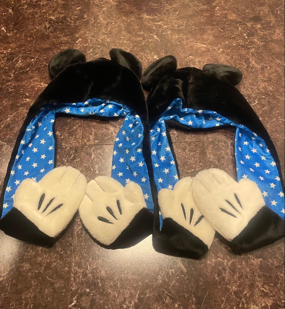 ディズニー ミッキー ファンキャップマフラー