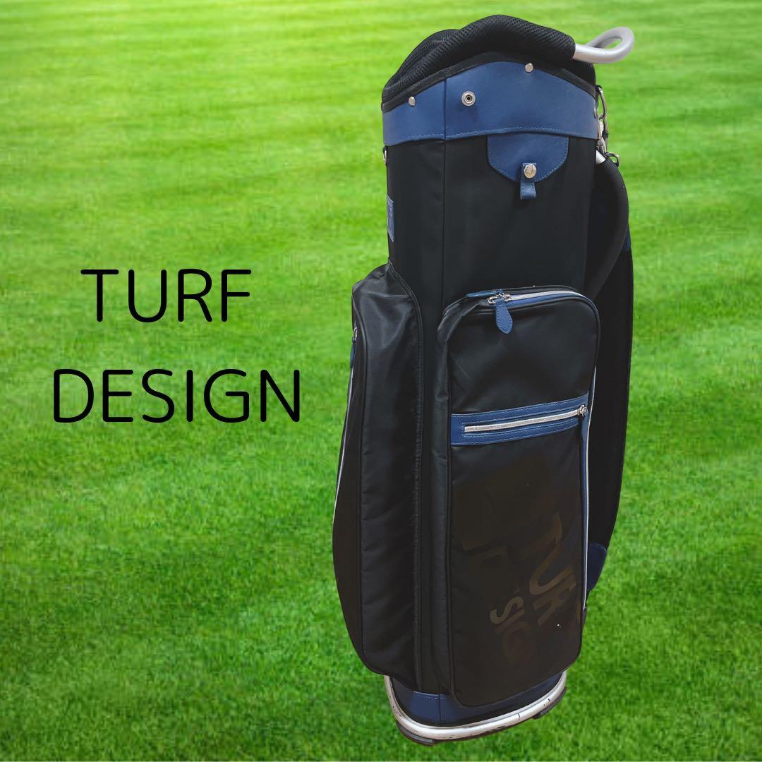 K248 美品TURF DESIGN ターフデザイン キャディバッグ フード無し