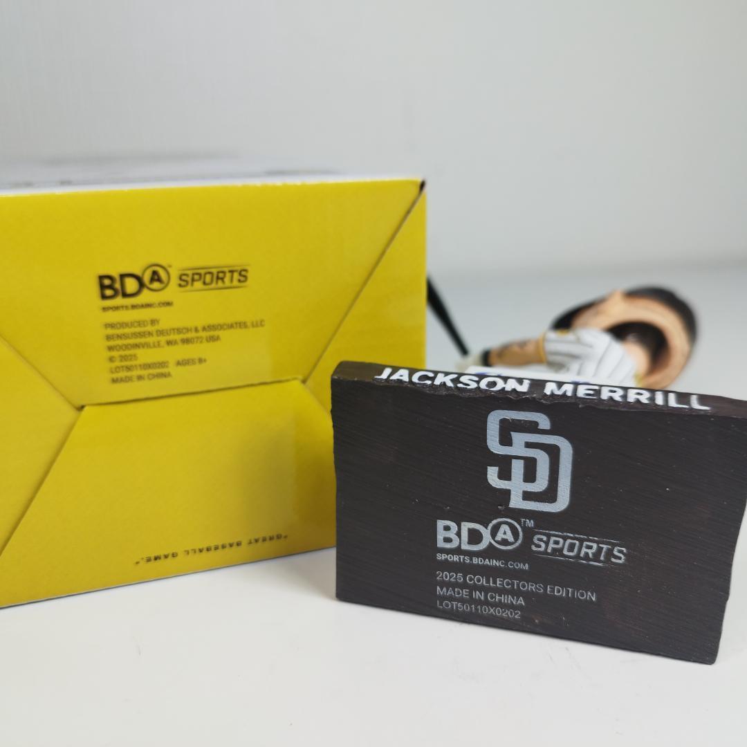 ジャクソン メリル ボブルヘッド 新品 非売品 2025 パドレス 首 IObb