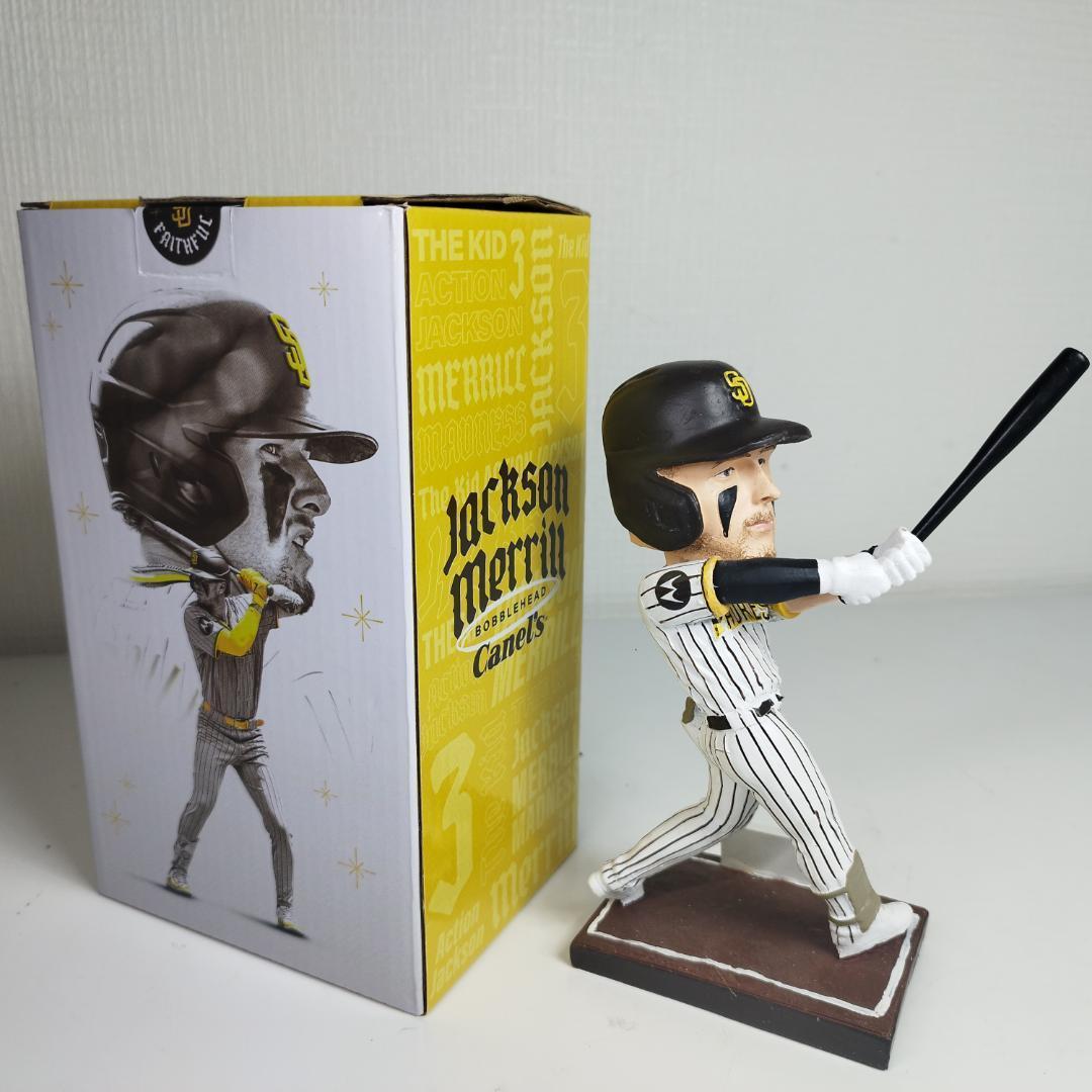 ジャクソン メリル ボブルヘッド 新品 非売品 2025 パドレス 首 IObb