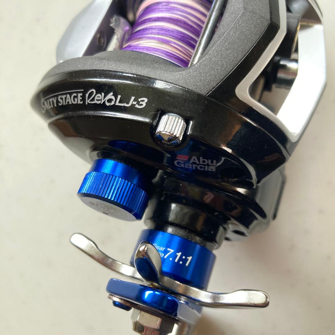 中古美品 アブガルシア レボ ソルティステージ Salty Stage LJ-3