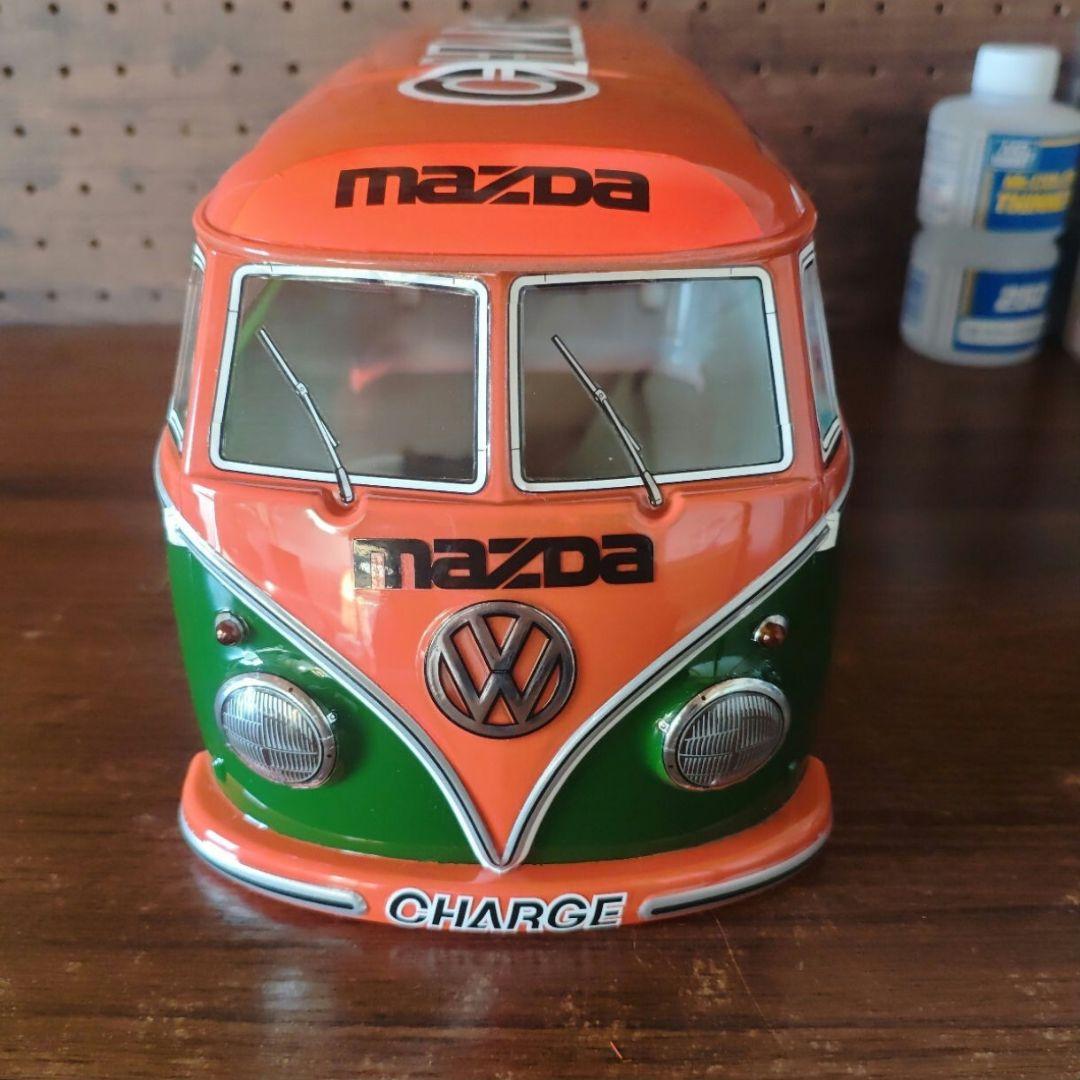 タミヤ　ワーゲンバス　ボディ　ウイリー用