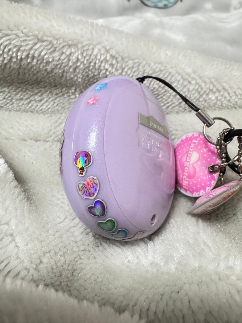 たまごっちピース パープル ストラップ付き