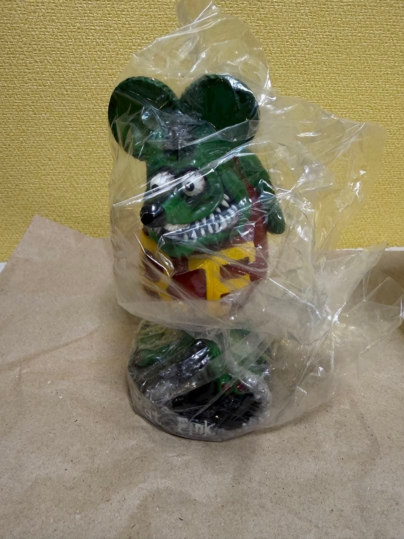 【未使用品】【激レア】RAT FINK ナディングドール Lサイズ　首振り