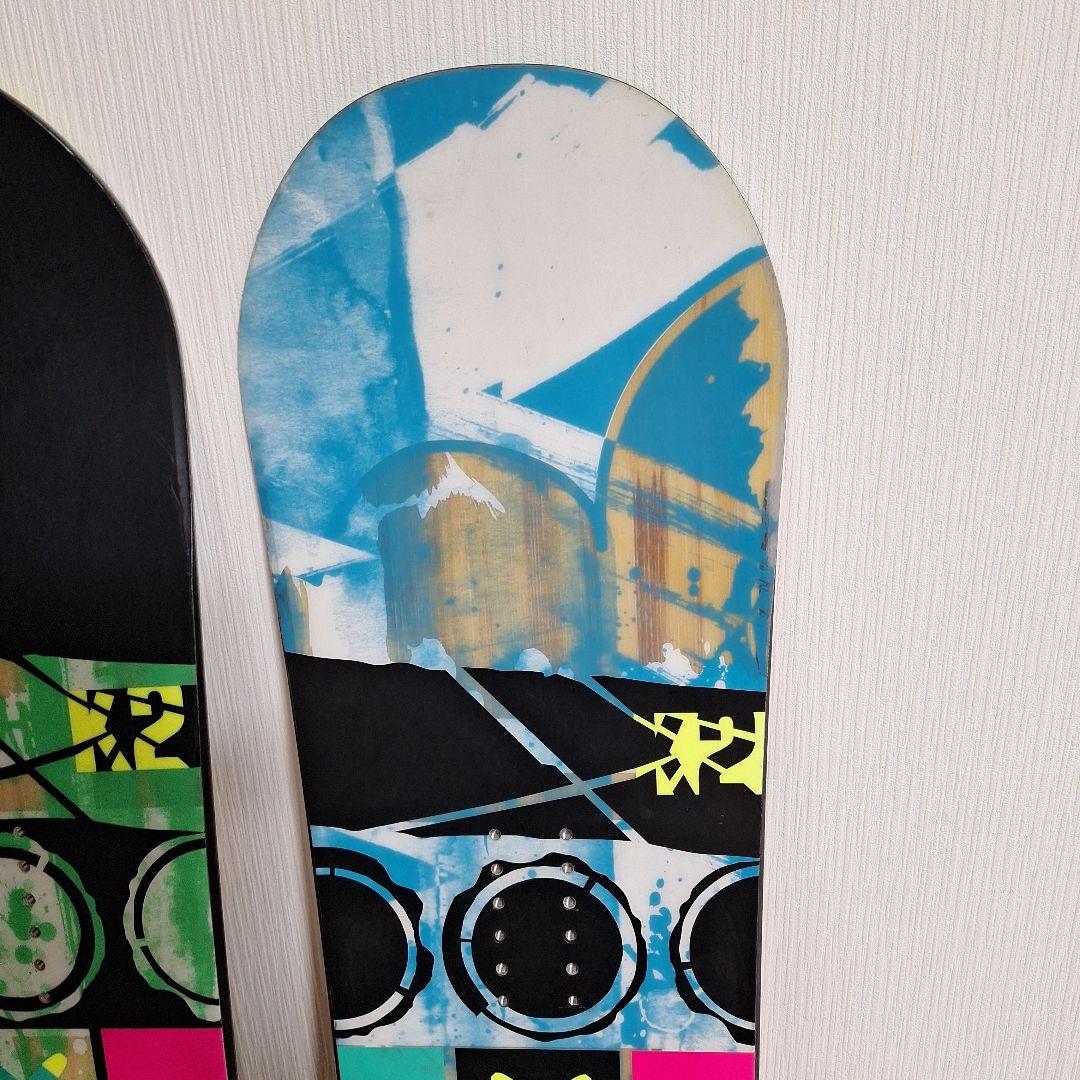 スノーボードセットK2ワールドワイド　　サロモンミラージュSサイズビンディング