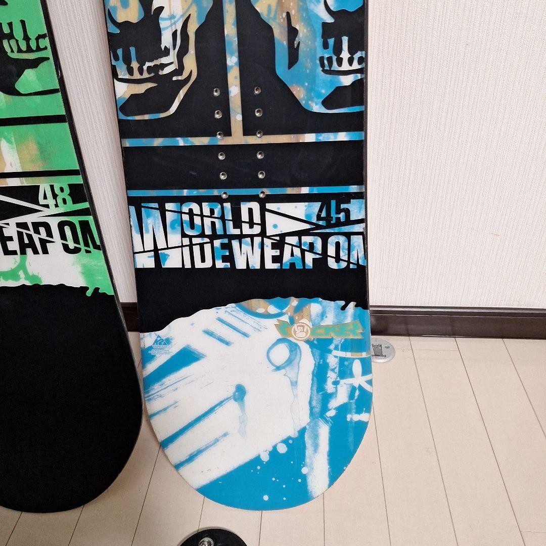 スノーボードセットK2ワールドワイド　　サロモンミラージュSサイズビンディング