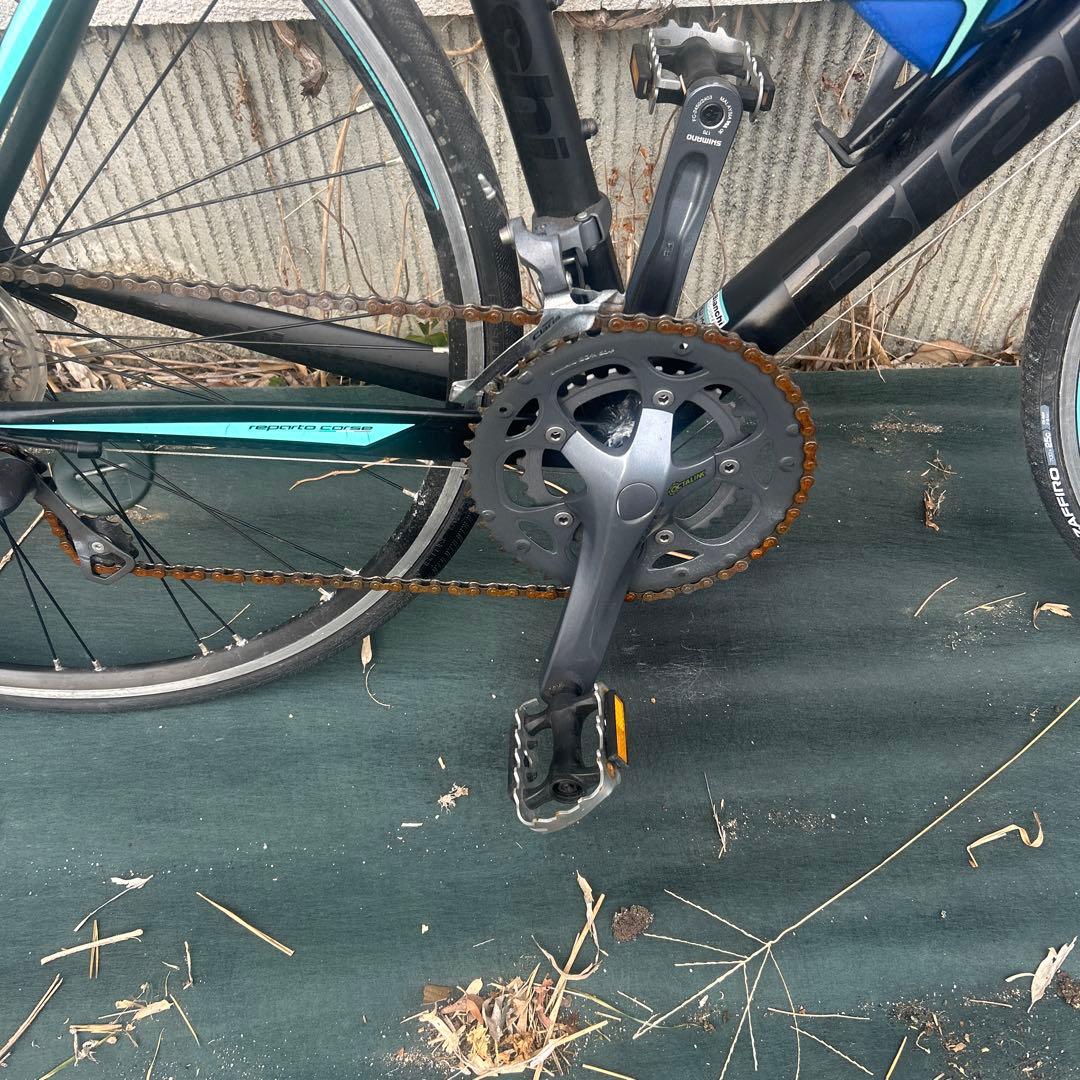 BIANCHI ロードバイク アルミフレーム STI装備 現状品