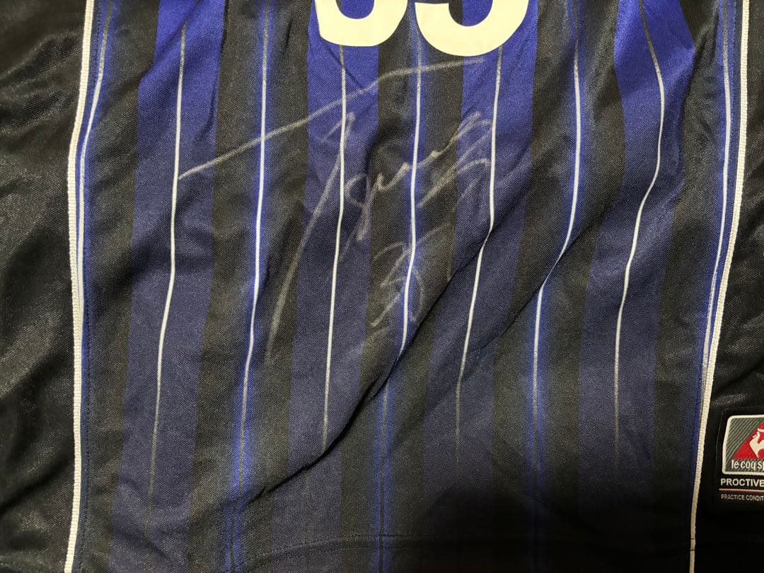 宮本恒靖　ガンバ大阪サイン入りレプリカユニフォーム