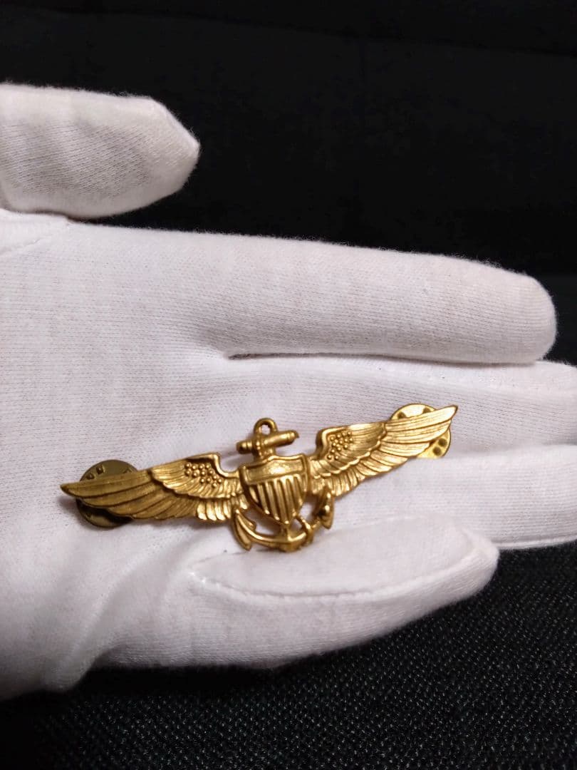【希少】アメリカ海軍 パイロット記章（トップガン）
