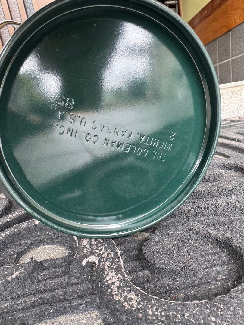 Coleman ランタン 緑色 キャリーケース付き