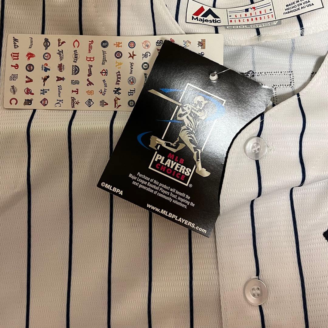 タグ付き　MLB名門ニューヨーク・ヤンキース　デレク・ジーター　ユニフォーム