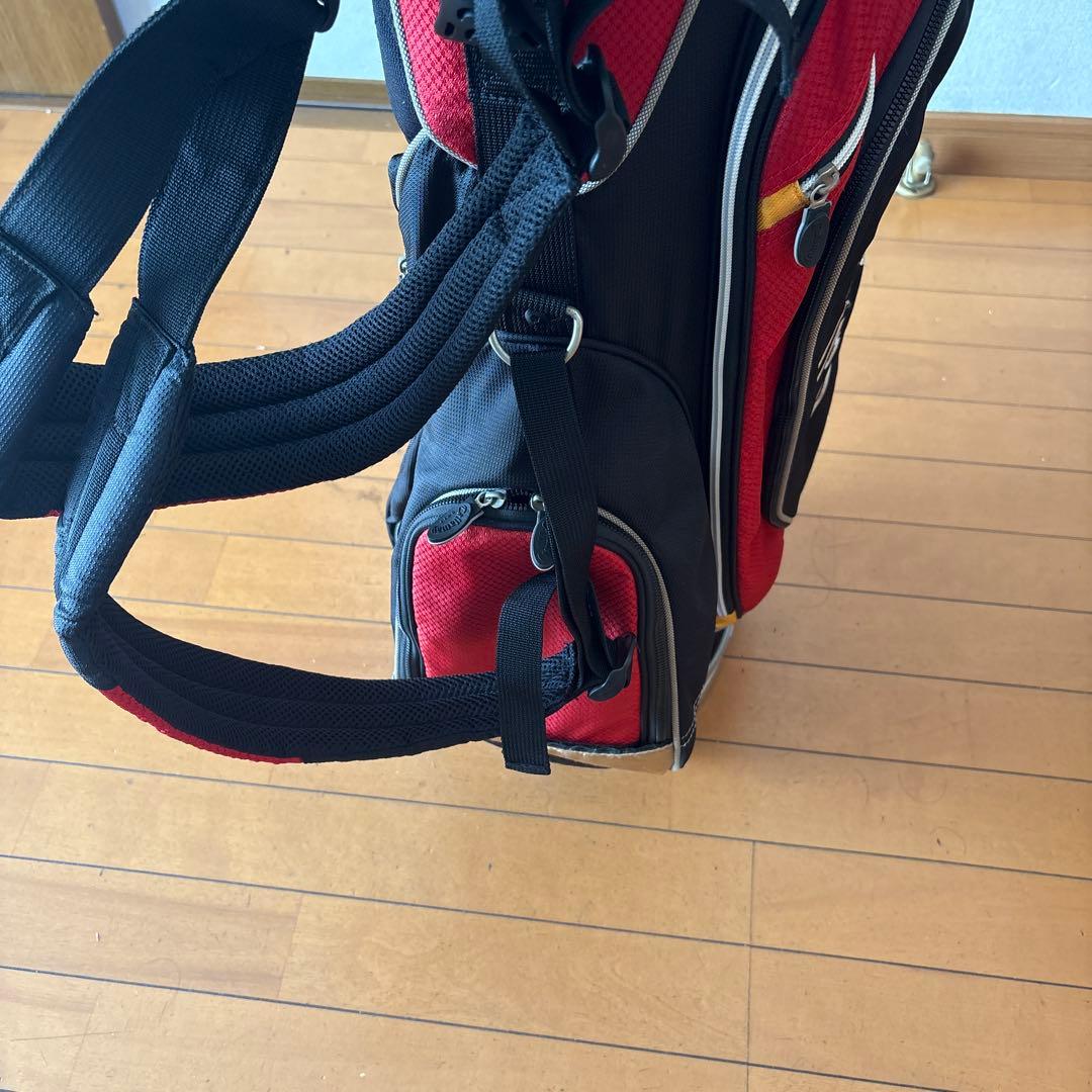 Callaway ゴルフキャディバッグ 赤黒 5仕切り