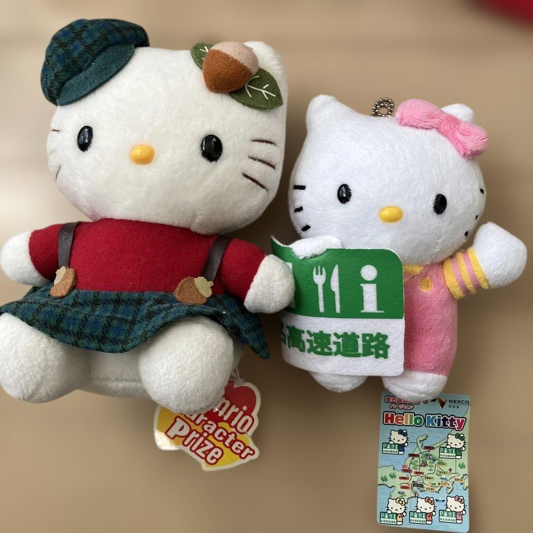 ご当地キティ　レトロキティ　ぬいぐるみ