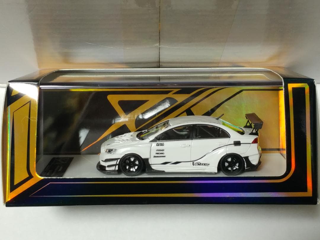404 YM モデル 1/64 三菱 ランエボ ランサー EVO X ホワイト