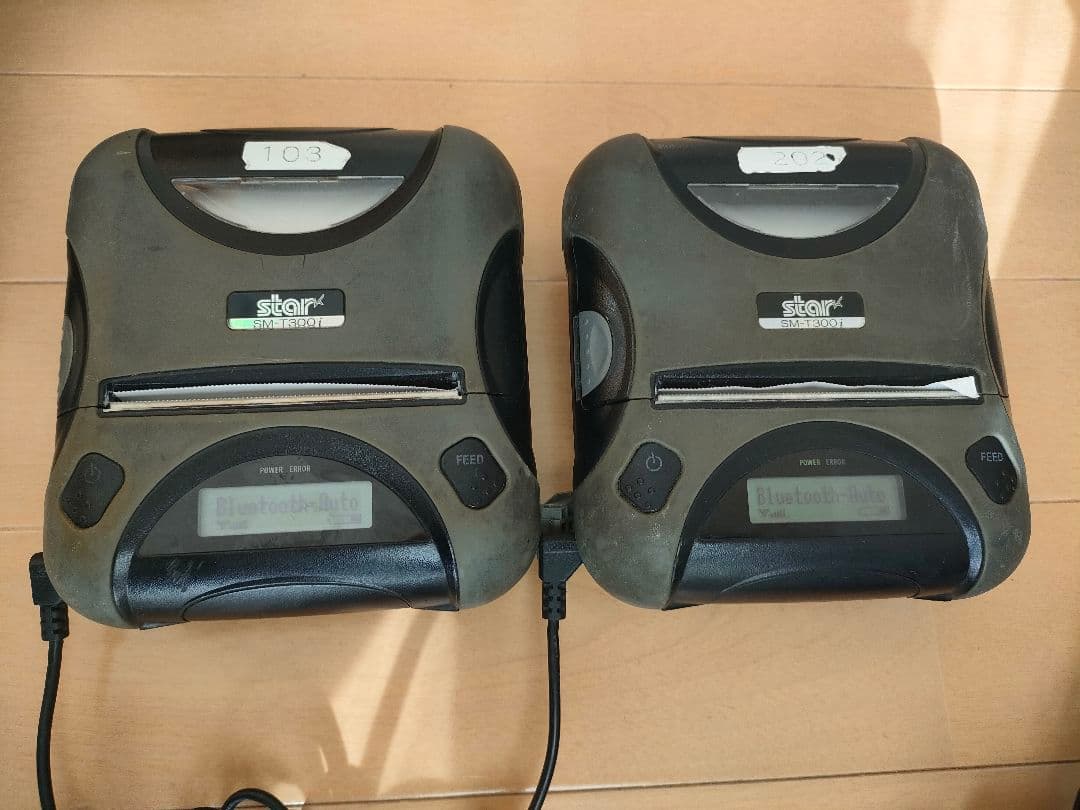 ★スター精密 テストプリント済み　SM-T300i モバイルレシートプリンター