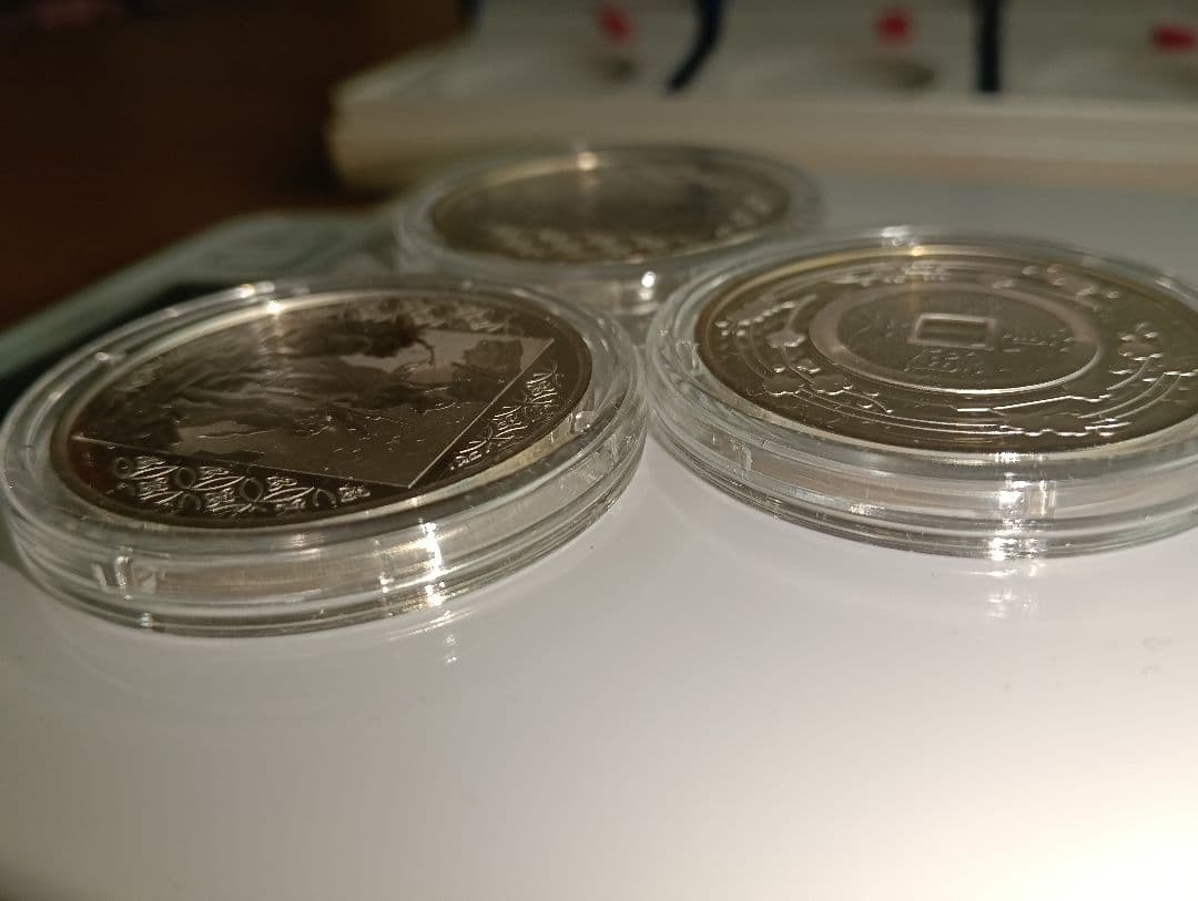 ☆掘り出し物！☆日仏修好通商条約締結150周年 プルーフ銀貨3種セット