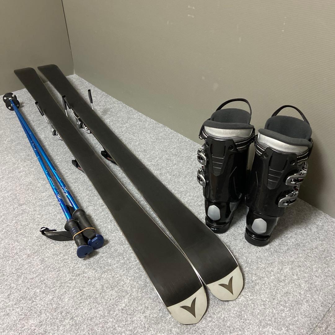 ★メンテナンス済　大人スキーセット 板154cm ブーツ 25.5cm