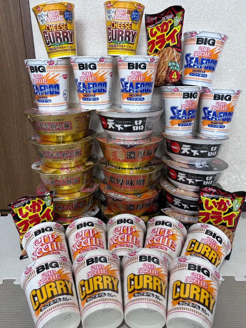 カップヌードルBIG マルちゃん正麺　天下一品　計３１個　まとめ売り