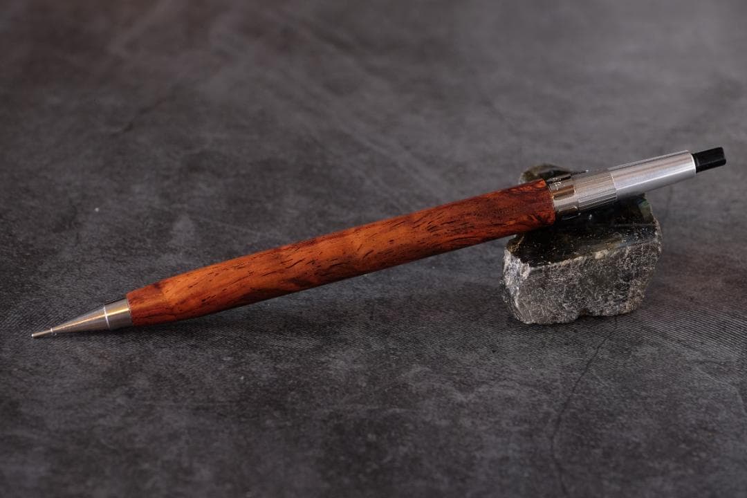 高村杢工房PG5木軸カスタムシャープペンシル0085 ホンジュラスローズ瘤