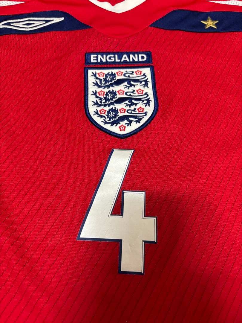 UMBRO　イングランド代表　08/10年　アウェイユニキット　#４ジェラード