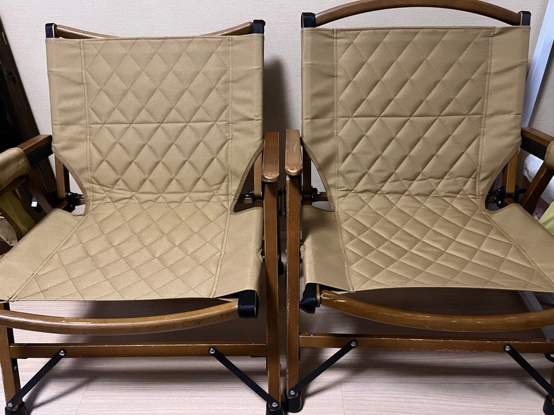 WAQ Folding Wood Chair ウッドチェア 2脚セット