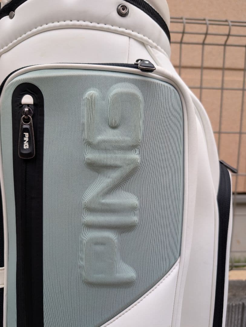 PING ゴルフバッグ ホワイト/グレー