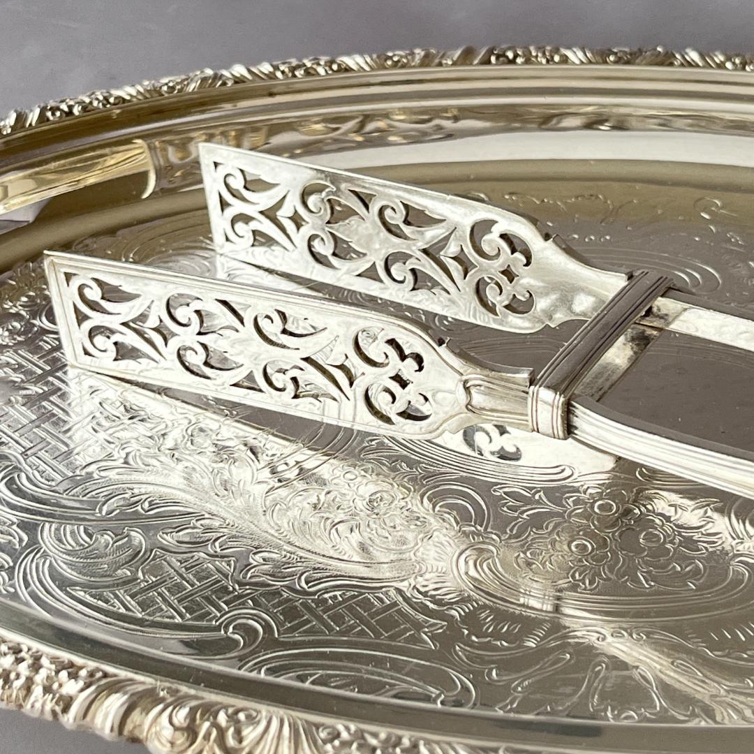 【ELKINGTON & CO】 アスパラガストング キングスパターン 透かし