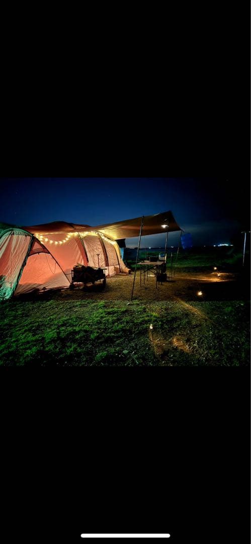 r*7様 ビジョンピークス　クアトロアーチ2ルームテント+rf