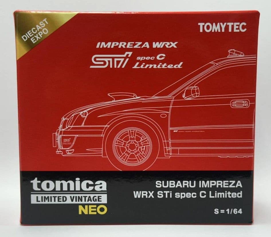 トミカリミテッドヴィンテージネオ スバル インプレッサ WRX STi (赤)