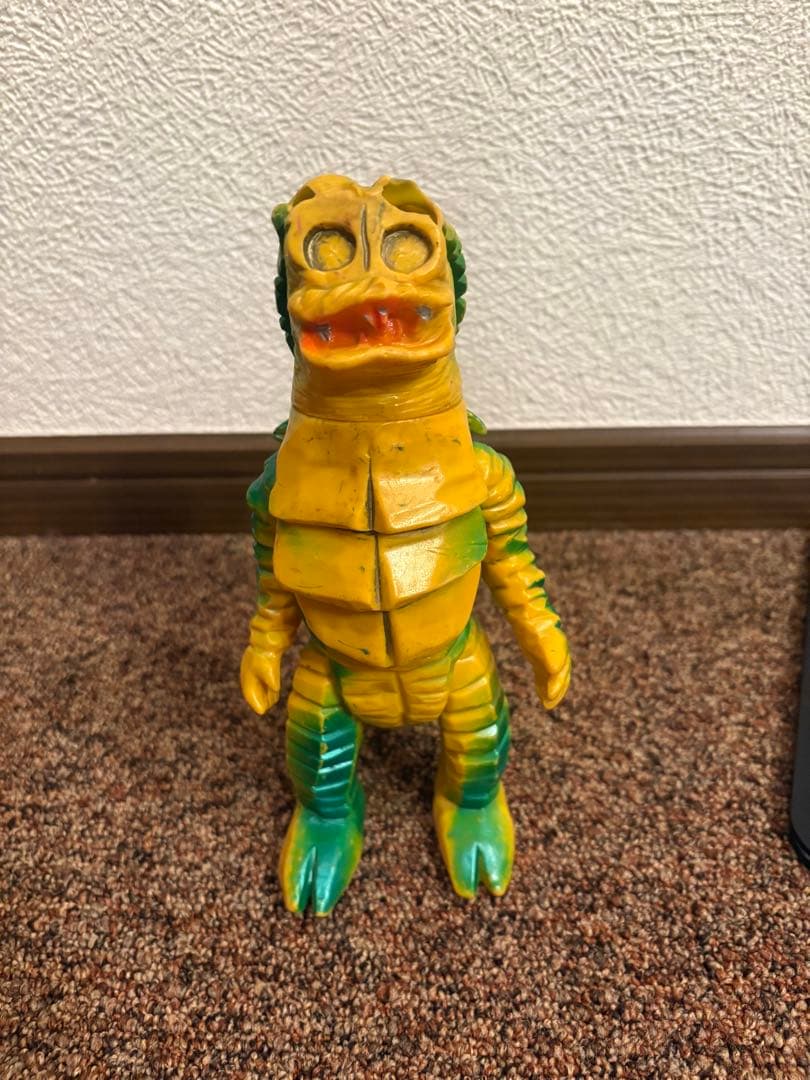 ブルマァク キーラ ソフビ 当時物 マルサン ツノ欠け